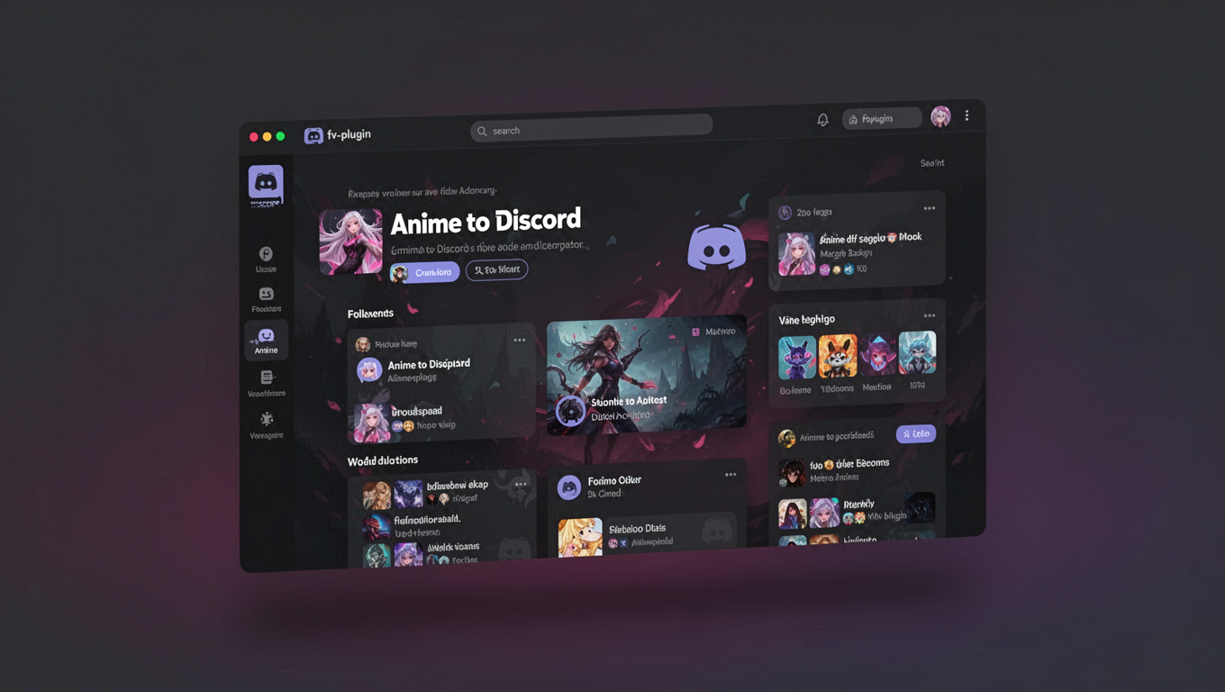 Preview of Anime to Discord
