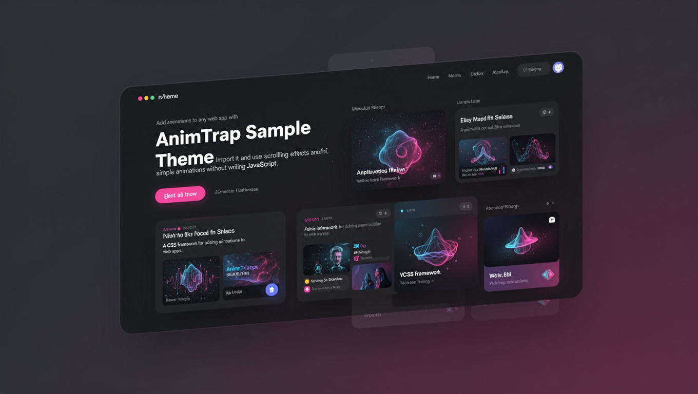 Preview of AnimTrap Sample Theme