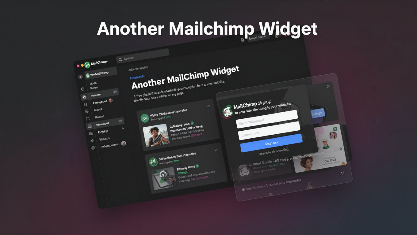 Preview of Another Mailchimp Widget