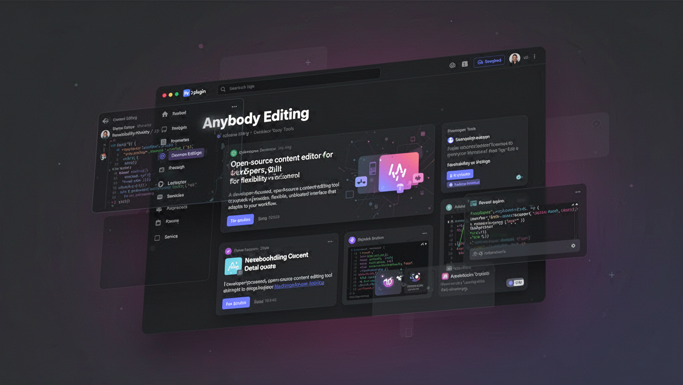 Preview of Anybody Editing