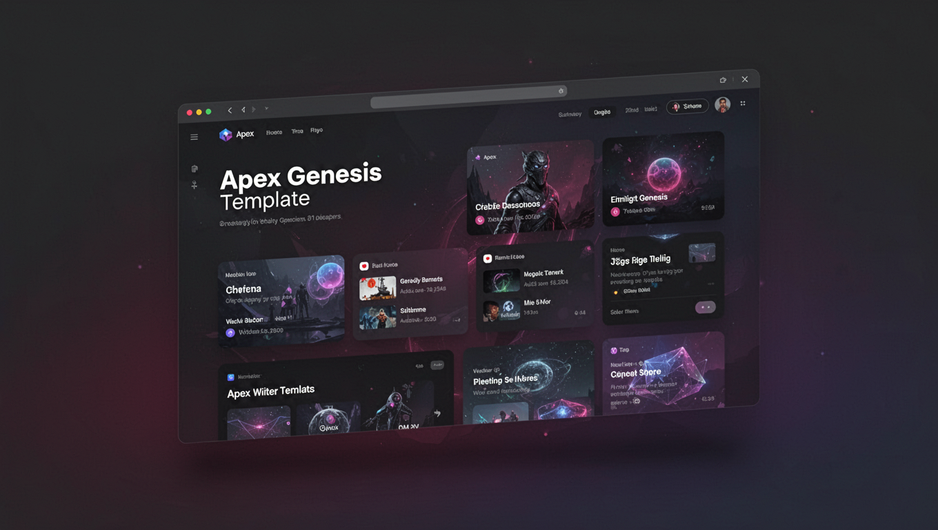 Preview of Apex Genesis Template