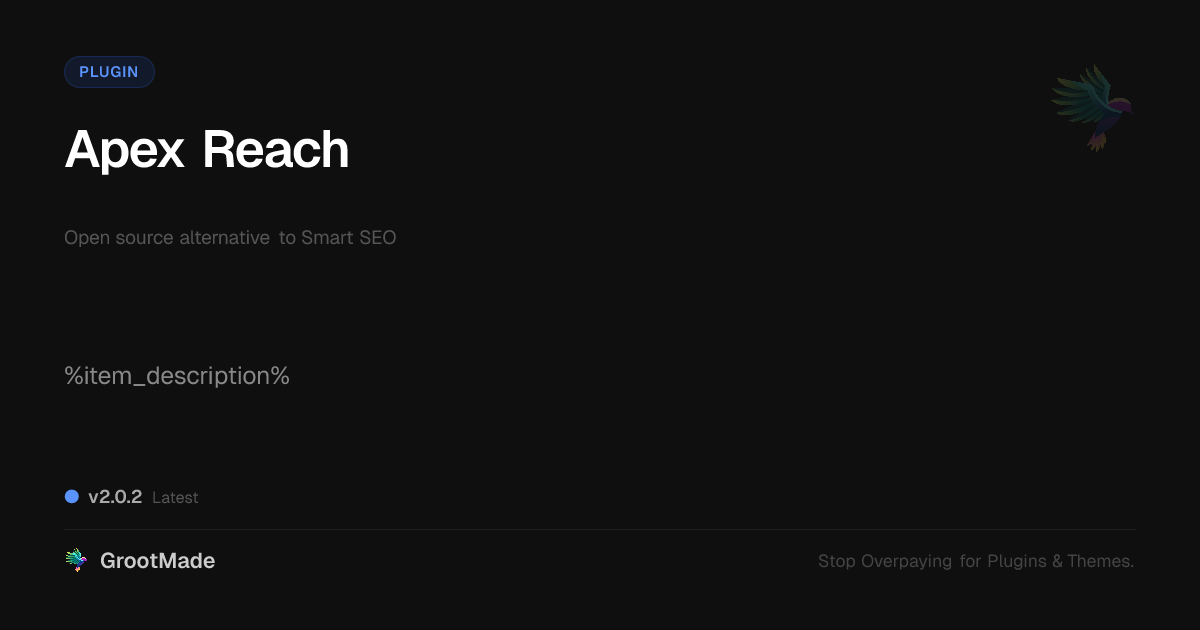 Preview of Apex Reach