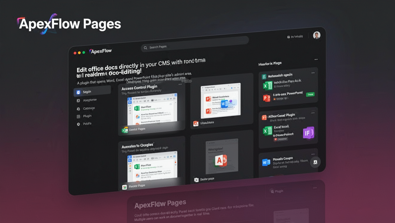 Preview of ApexFlow Pages