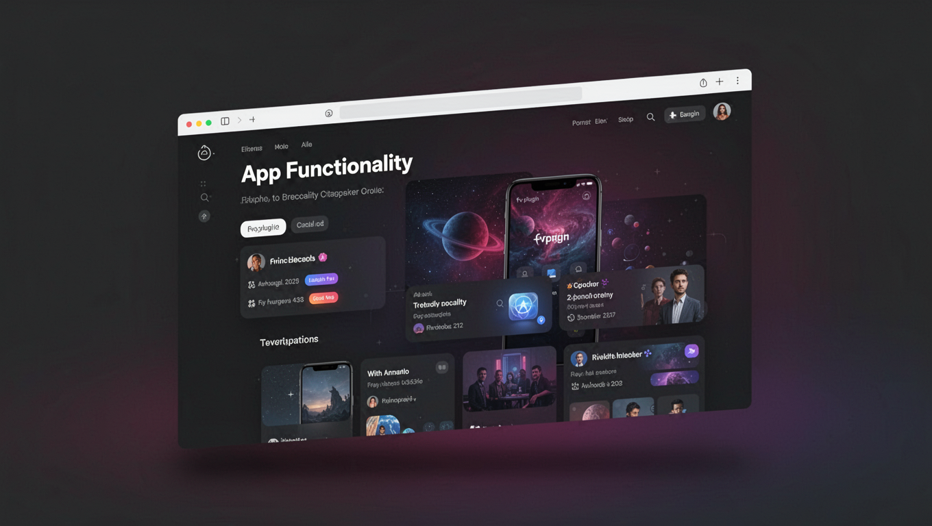 Preview of App Functionality