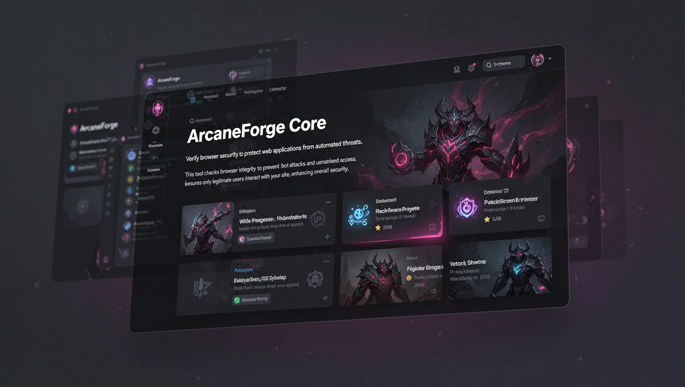 Preview of ArcaneForge Core