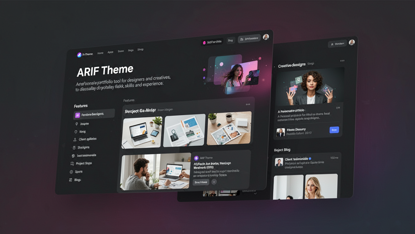Preview of ARIF Theme