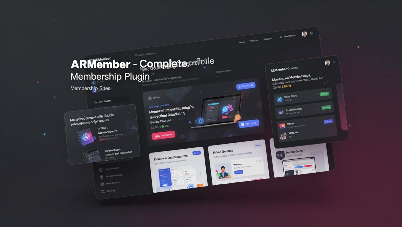 Preview of ARMember - Complete Membership Plugin