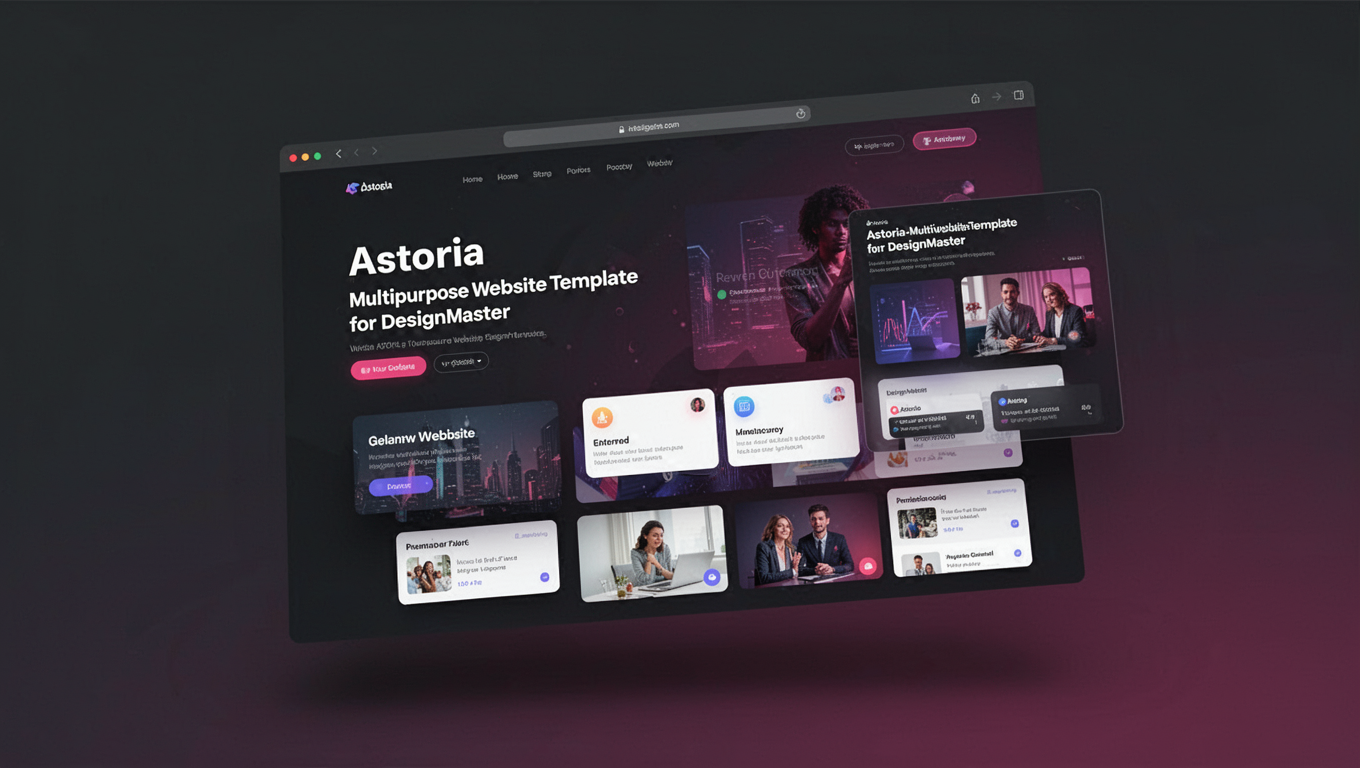 Preview of Astoria - Multipurpose Website Template for DesignMaster