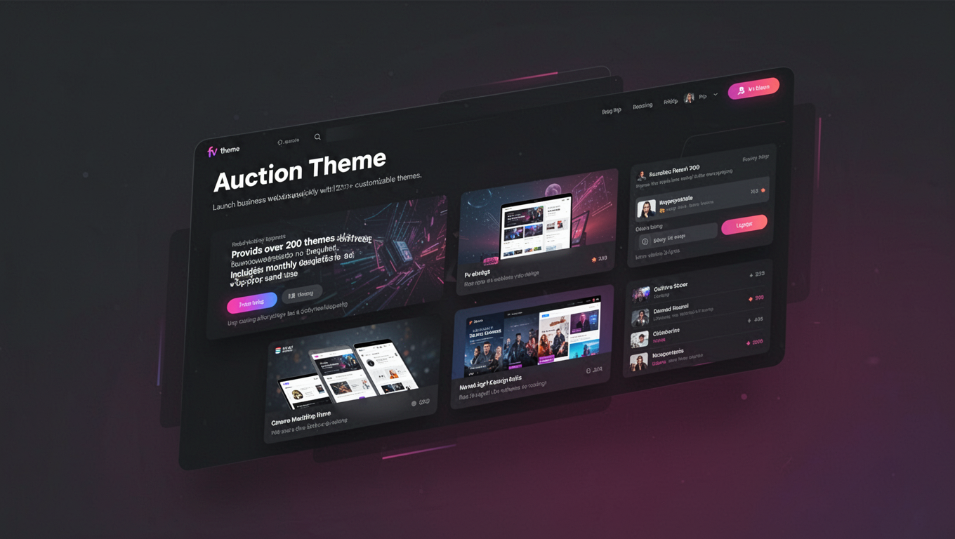 Preview of Auction Theme