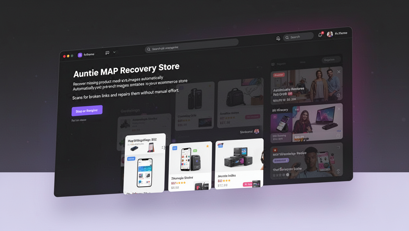 Preview of Auntie MAP Recovery Store