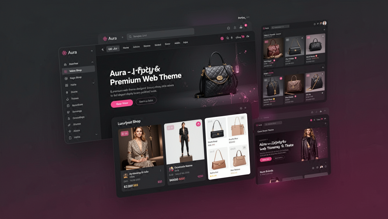 Preview of Aura - Luxury Shop Web Theme