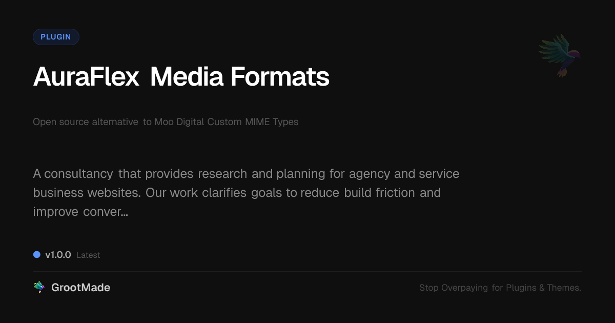 Preview of AuraFlex Media Formats