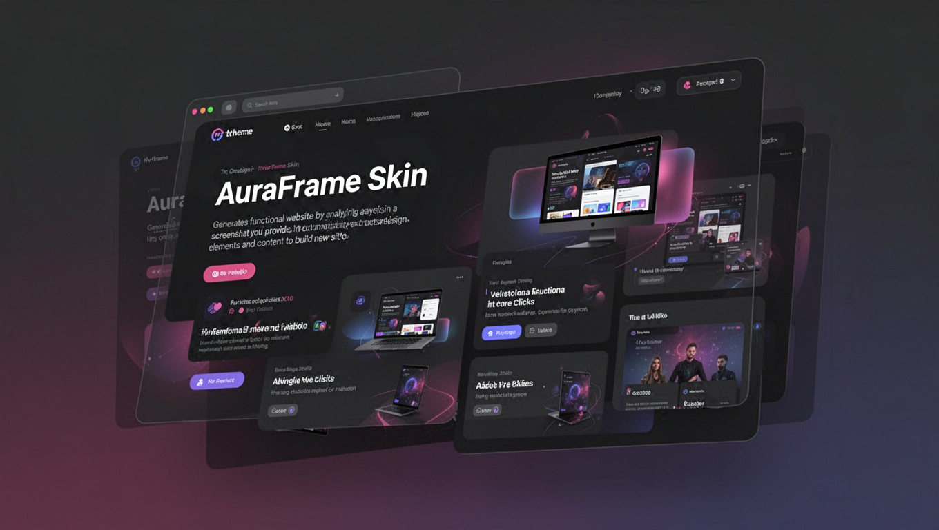 Preview of AuraFrame Skin