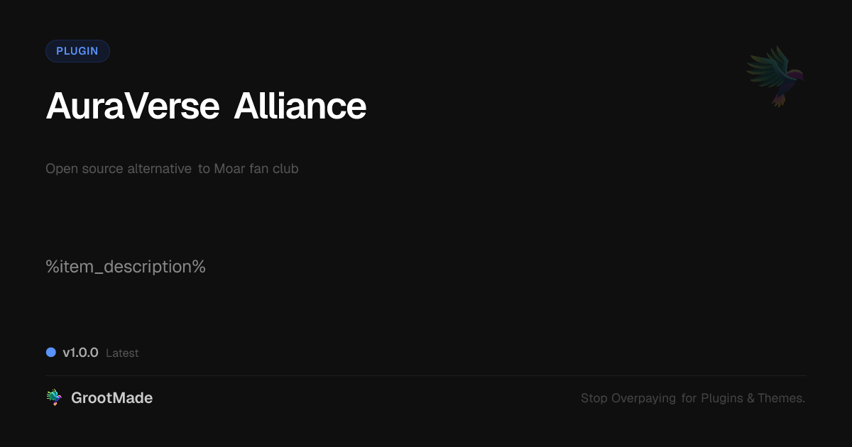 Preview of AuraVerse Alliance