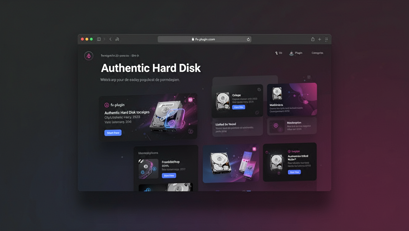 Preview of Authentic Hard Disk