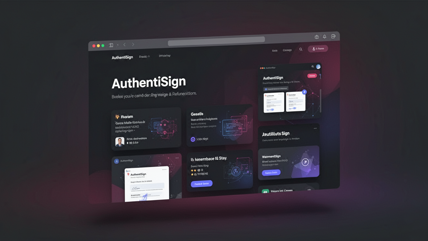 Preview of AuthentiSign