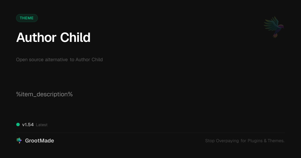 Preview of Author Child