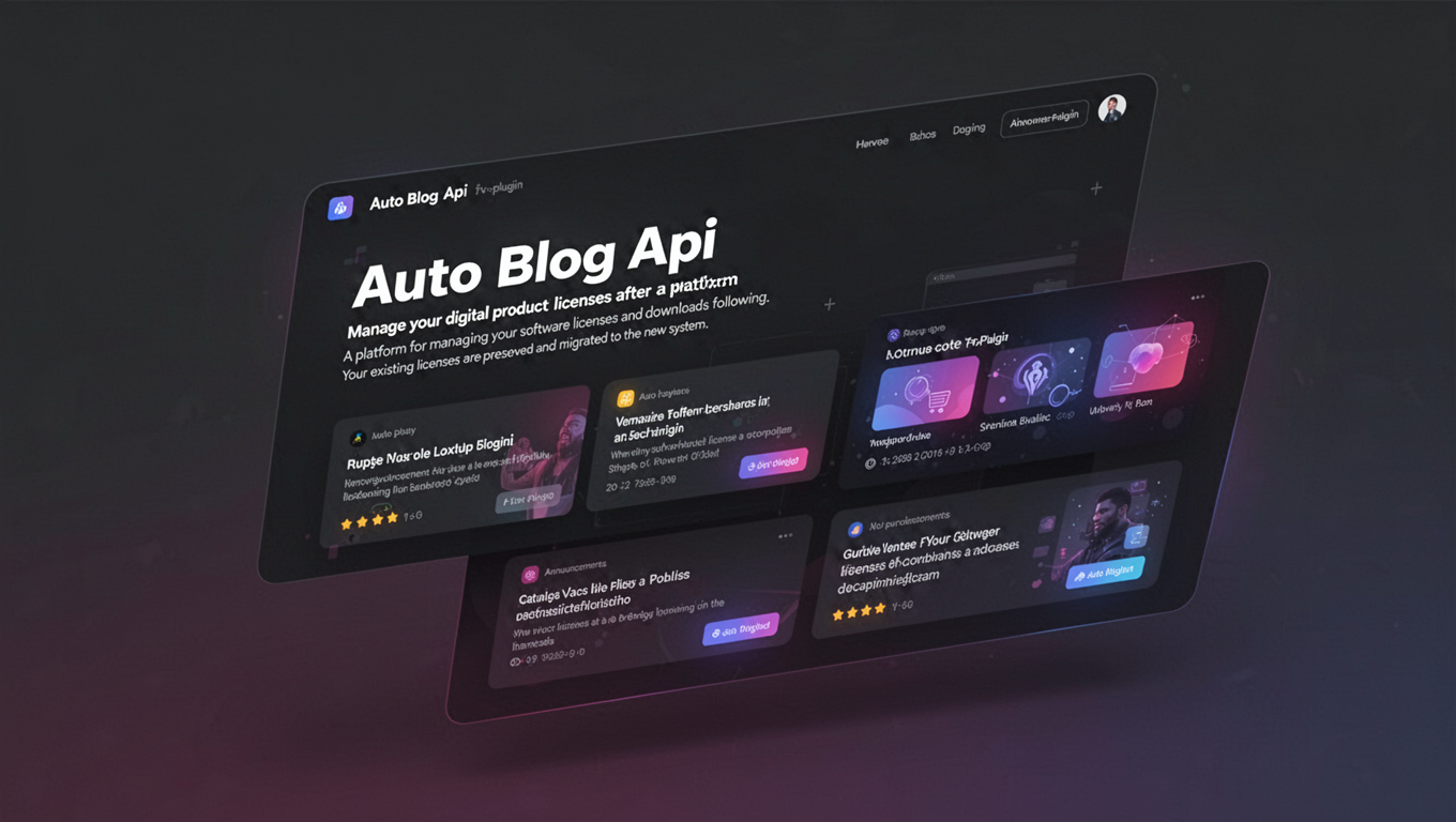 Preview of Auto Blog Api