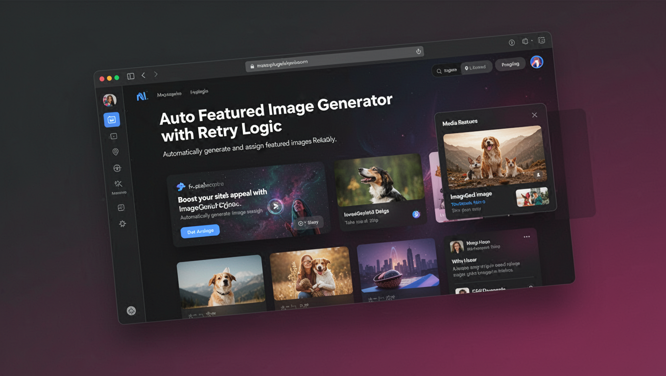Preview of Auto Featured Image Generator with Retry Logic