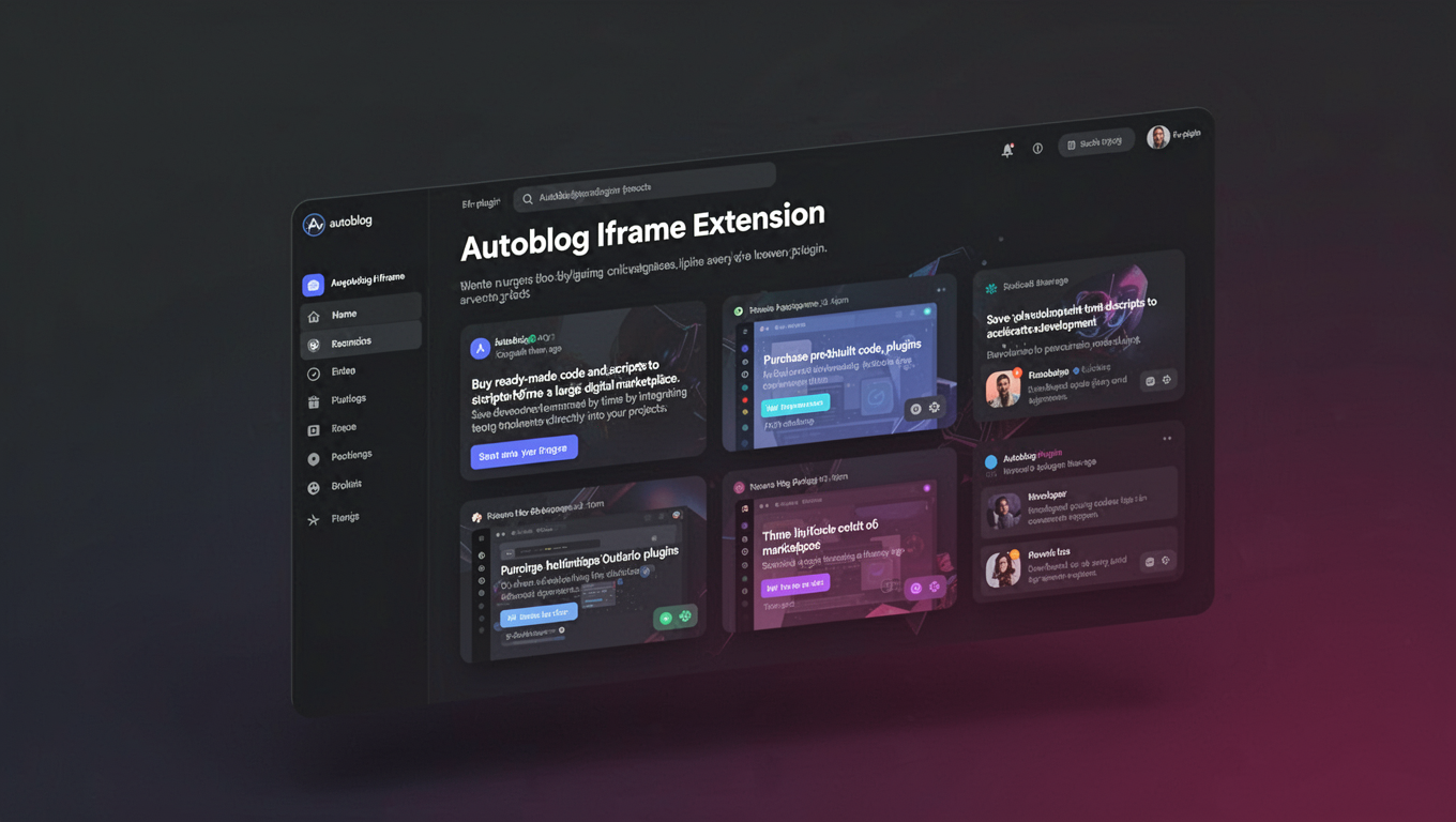 Preview of Autoblog Iframe Extension