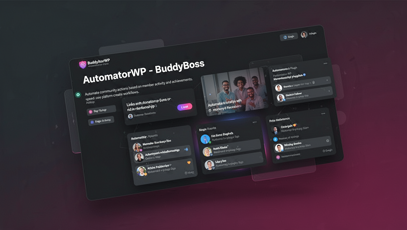 Preview of AutomatorWP - BuddyBoss