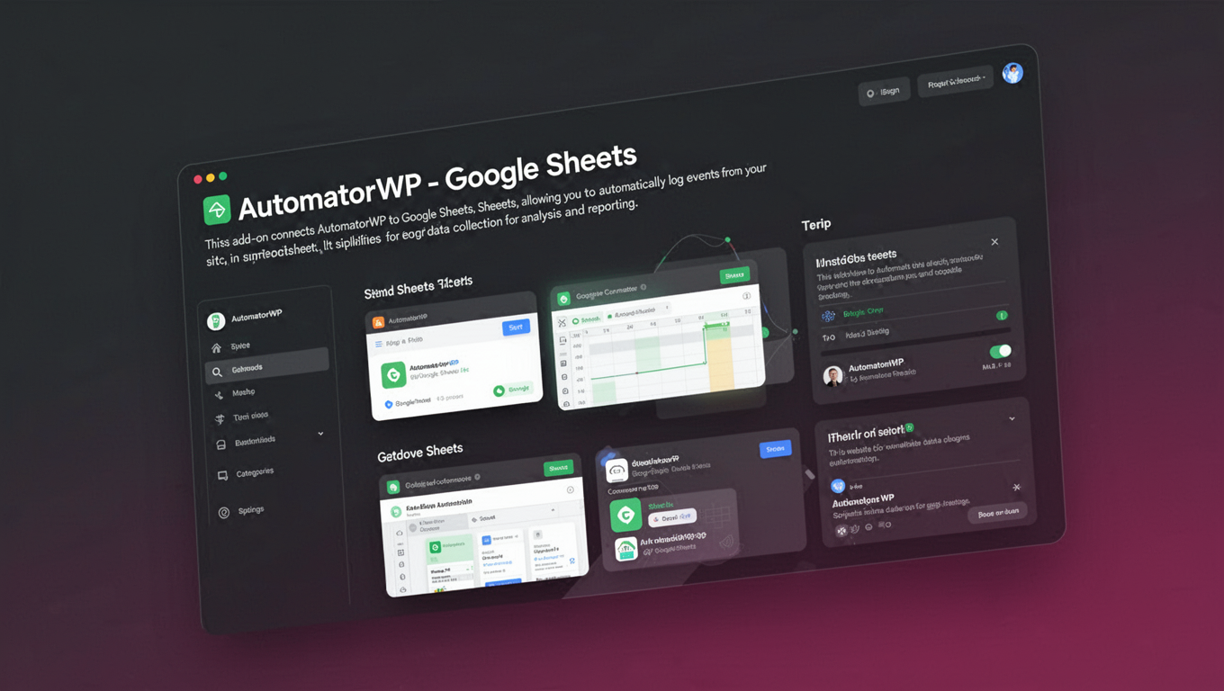 Preview of AutomatorWP - Google Sheets