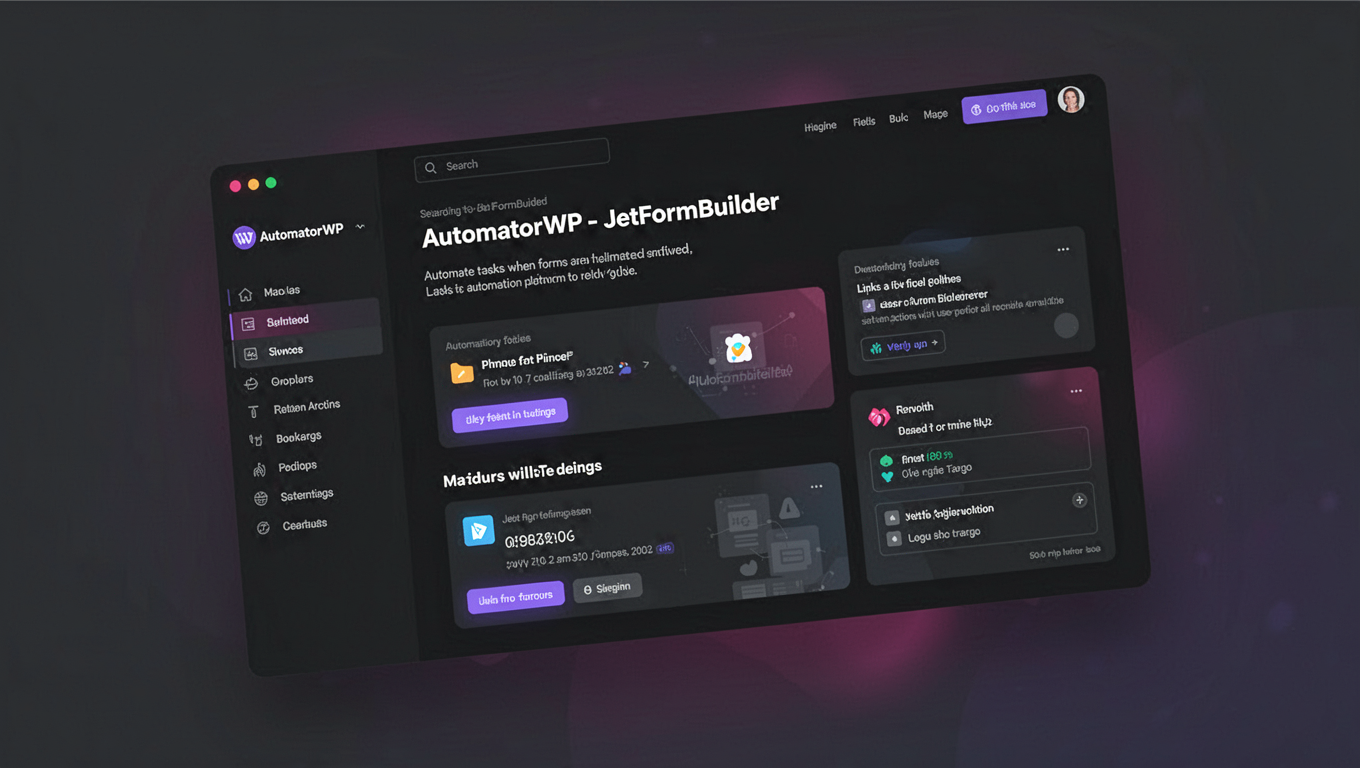 Preview of AutomatorWP - JetFormBuilder