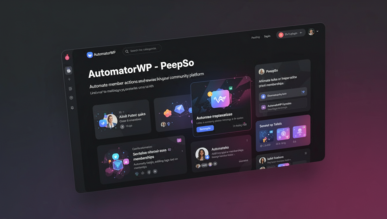 Preview of AutomatorWP - PeepSo