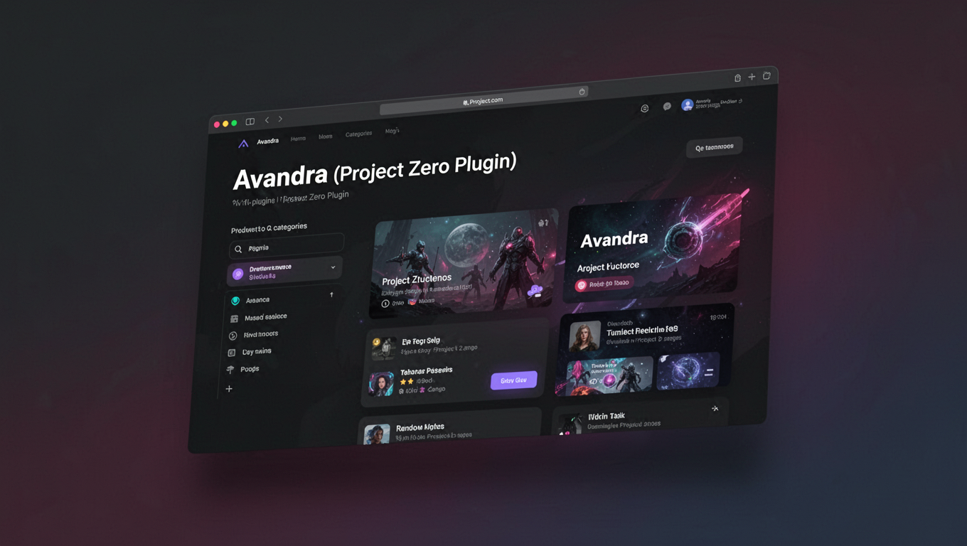 Preview of Avandra (Project Zero Plugin)