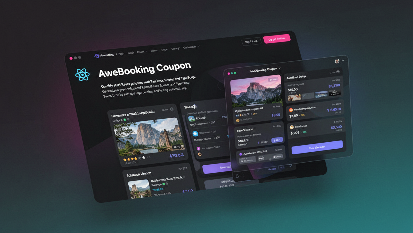 Preview of AweBooking Coupon