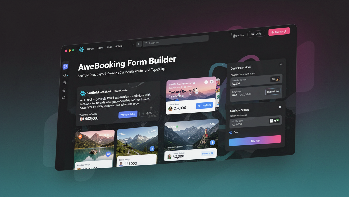 Preview of AweBooking Form Builder