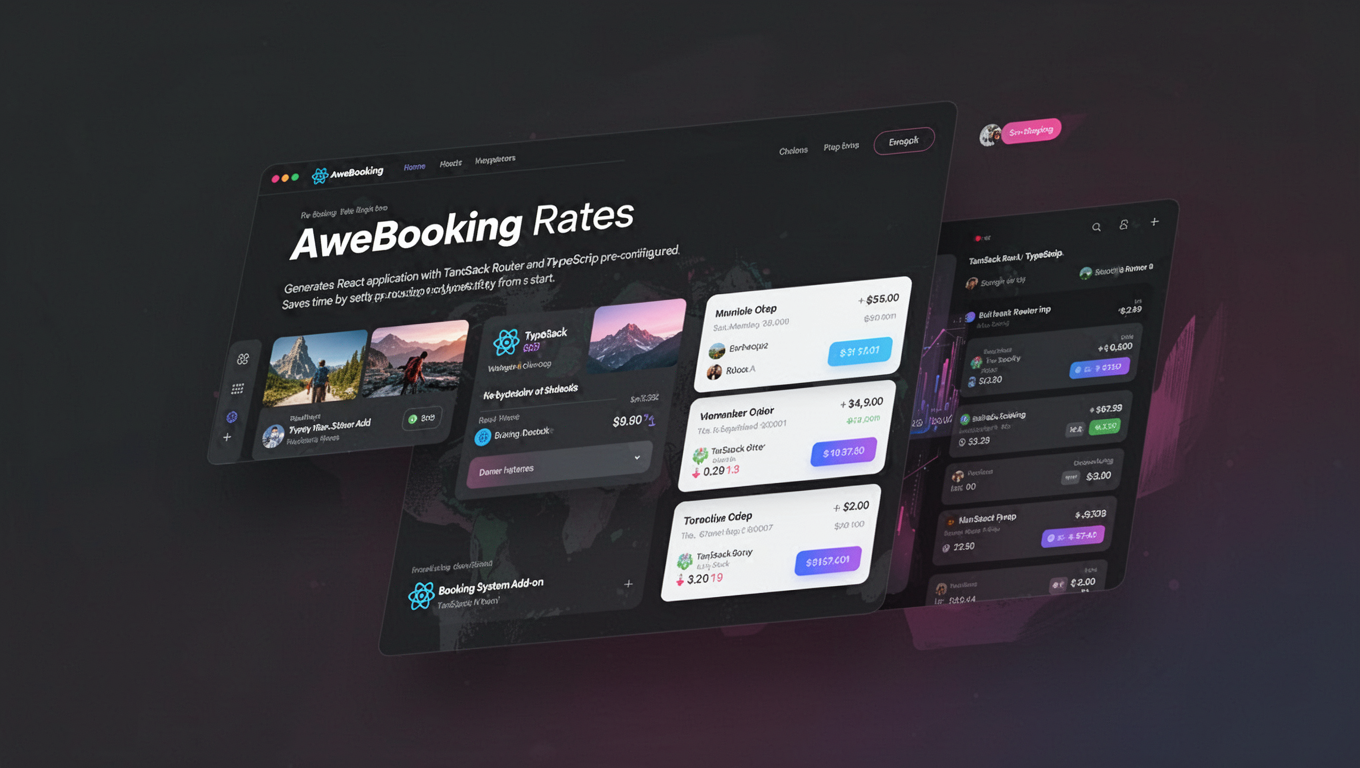 Preview of AweBooking Rates