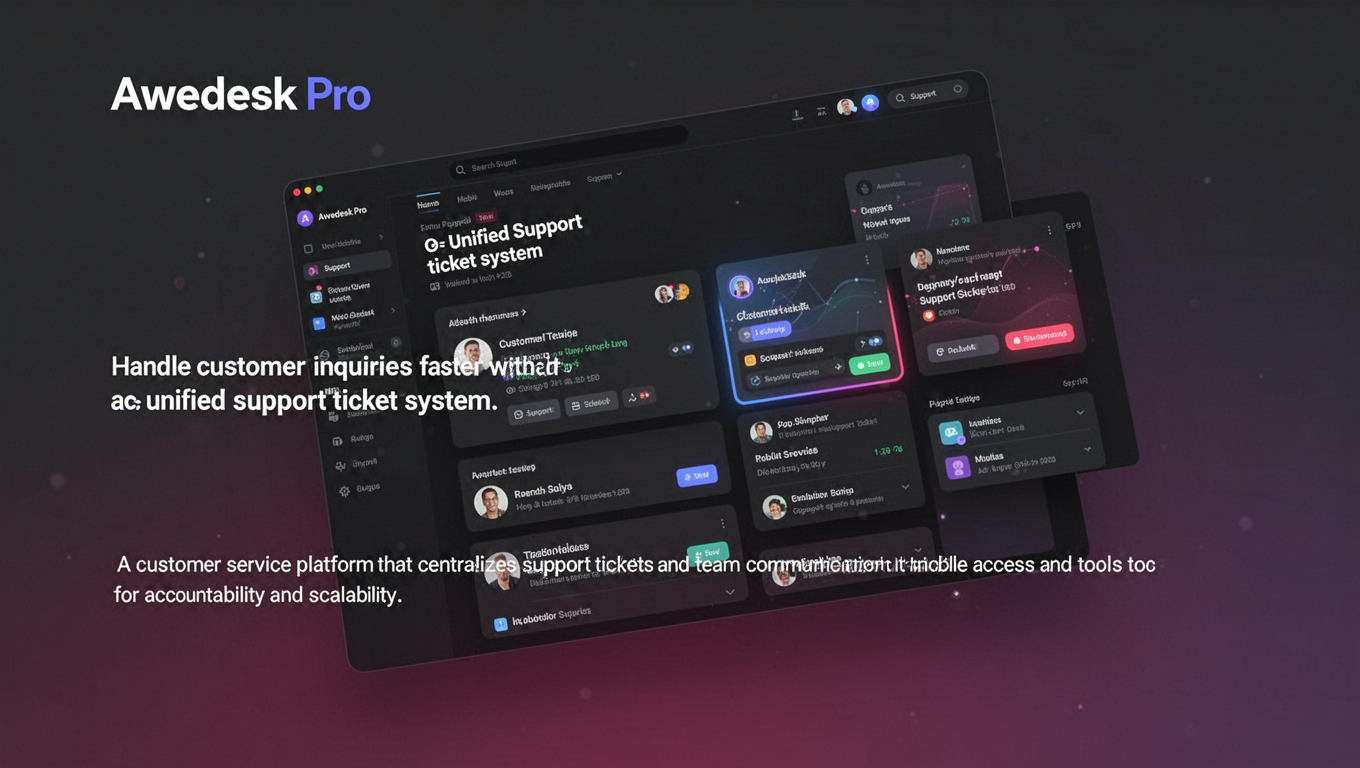 Preview of Awedesk Pro