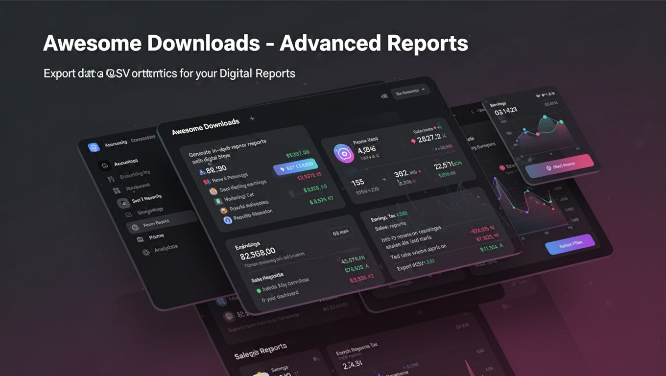 Preview of Awesome Downloads - Advanced Reports