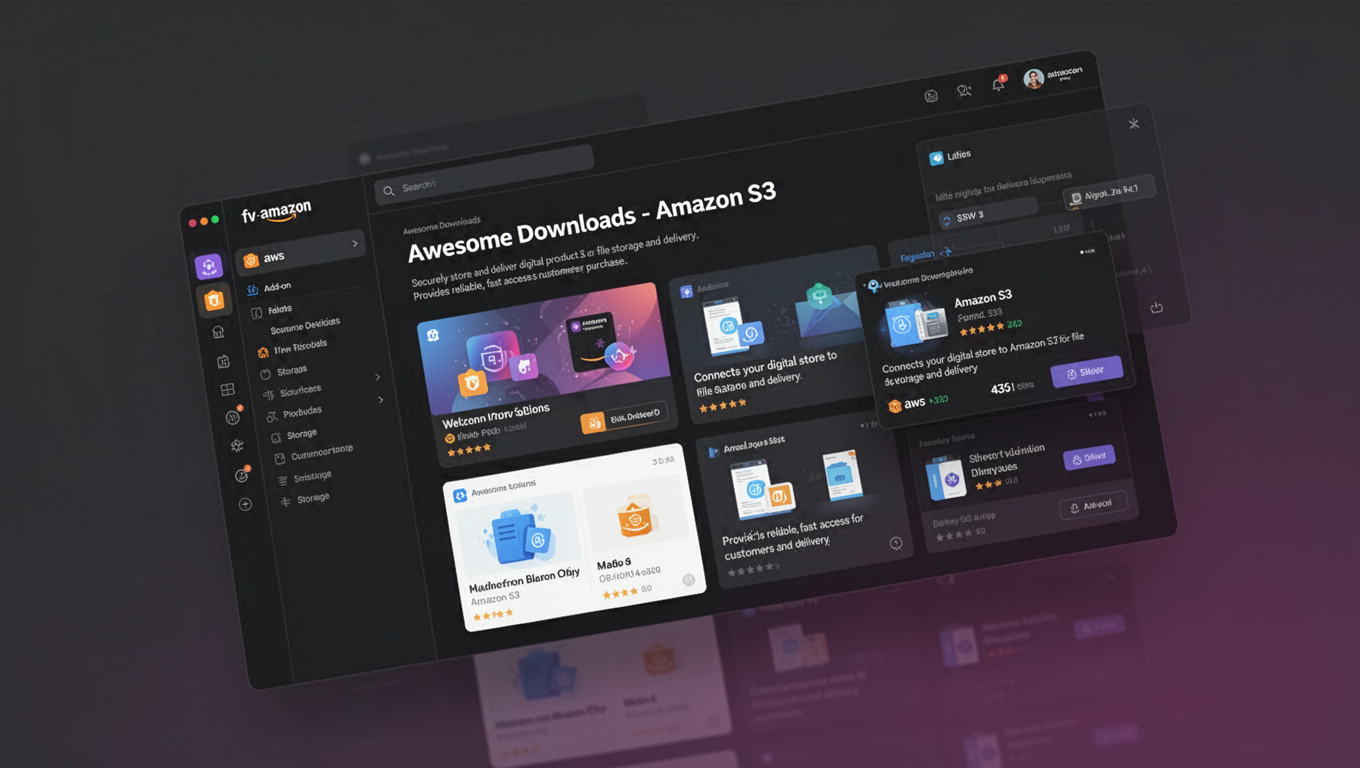 Preview of Awesome Downloads - Amazon S3