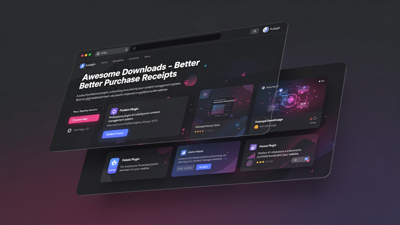 Preview of Awesome Downloads - Better Purchase Receipts