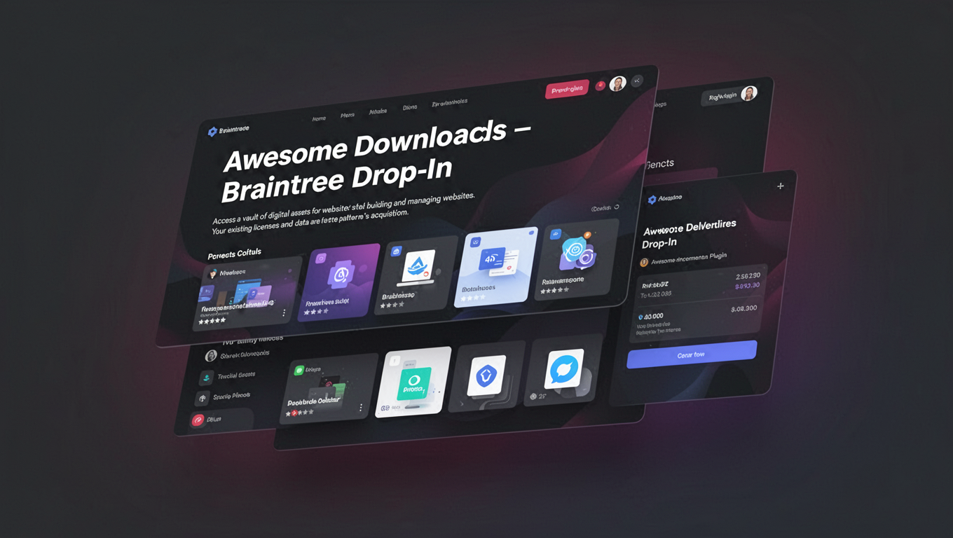 Preview of Awesome Downloads - Braintree Drop-In
