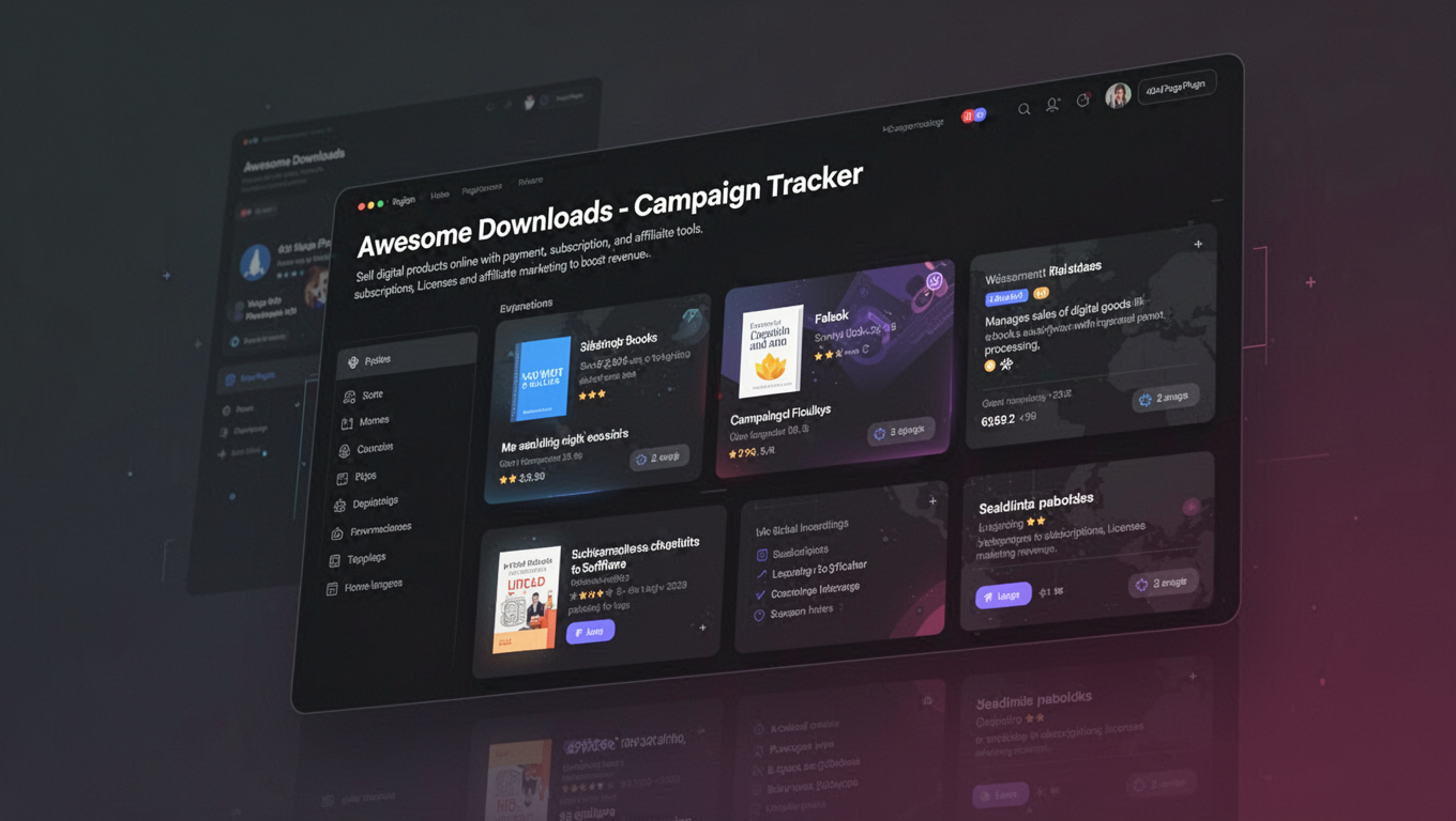 Preview of Awesome Downloads - Campaign Tracker