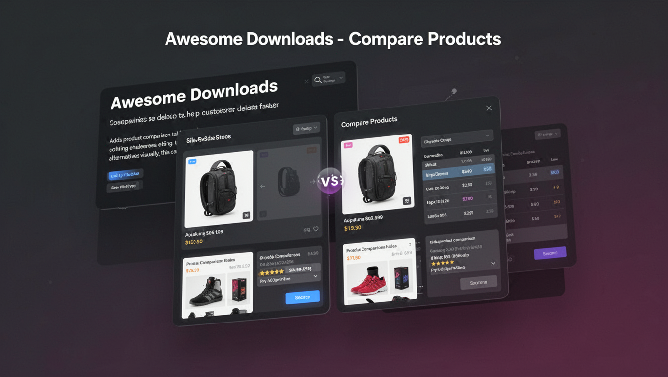 Preview of Awesome Downloads - Compare Products