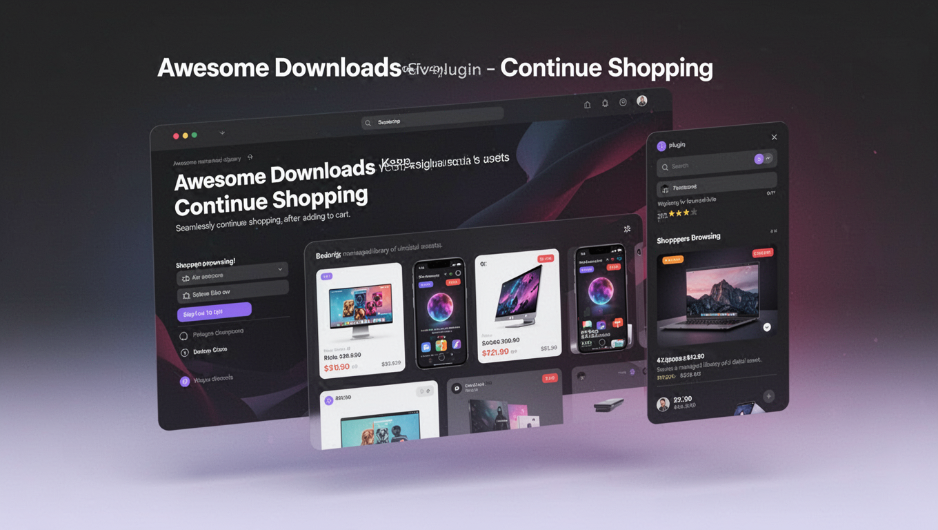 Preview of Awesome Downloads - Continue Shopping