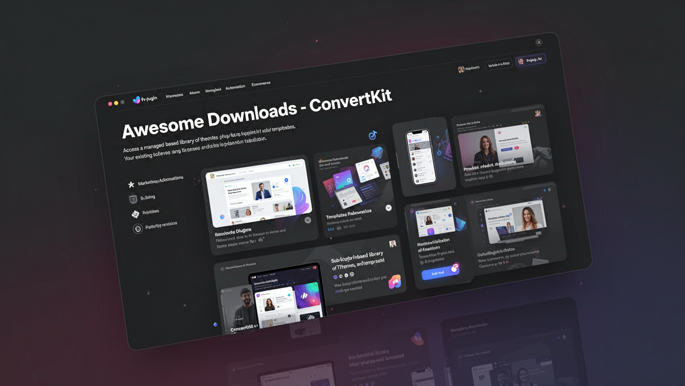Preview of Awesome Downloads - ConvertKit