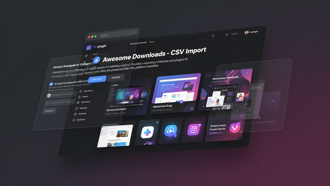 Preview of Awesome Downloads - CSV Import