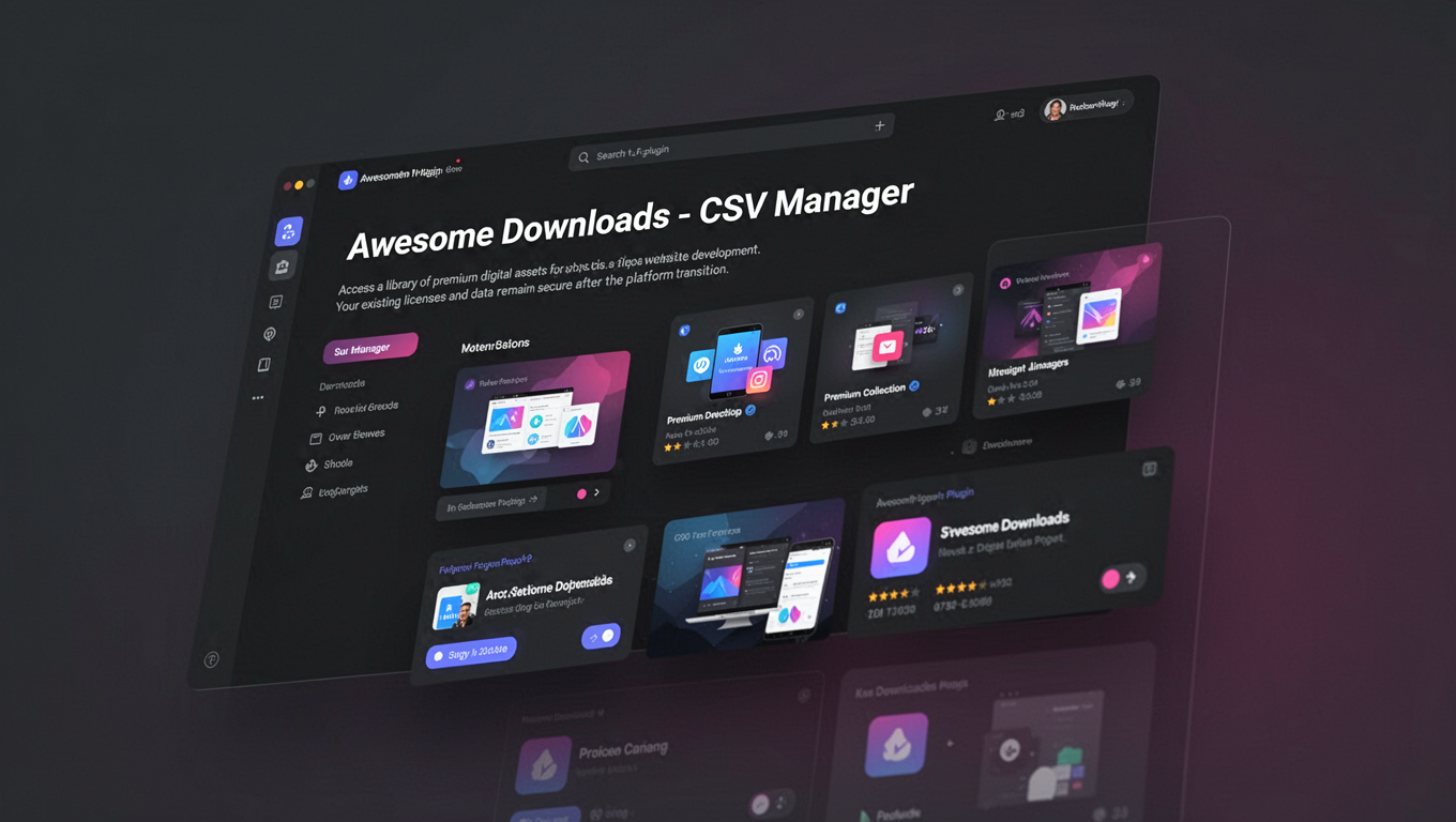 Preview of Awesome Downloads - CSV Manager