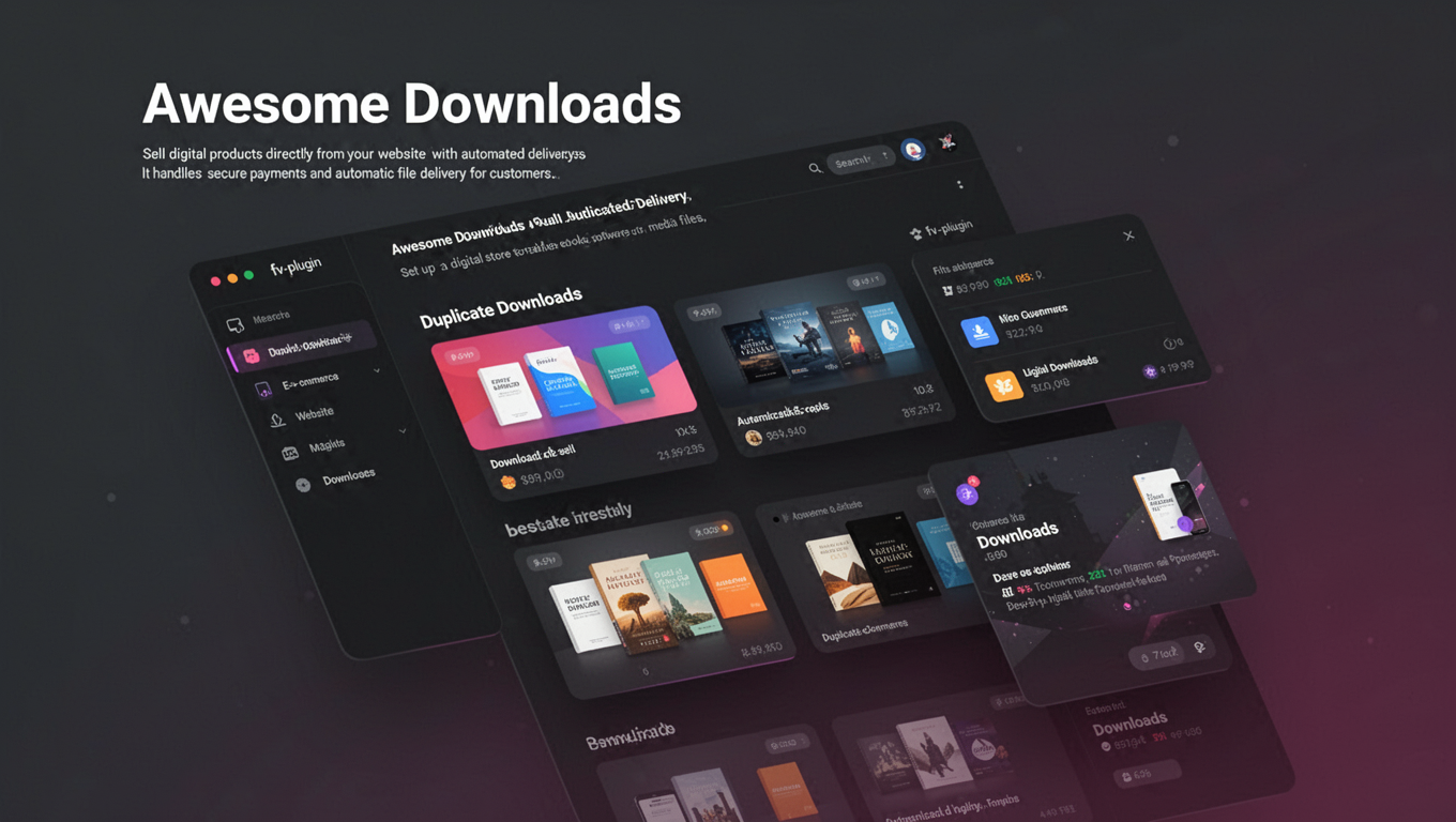 Preview of Awesome Downloads - Duplicate Downloads