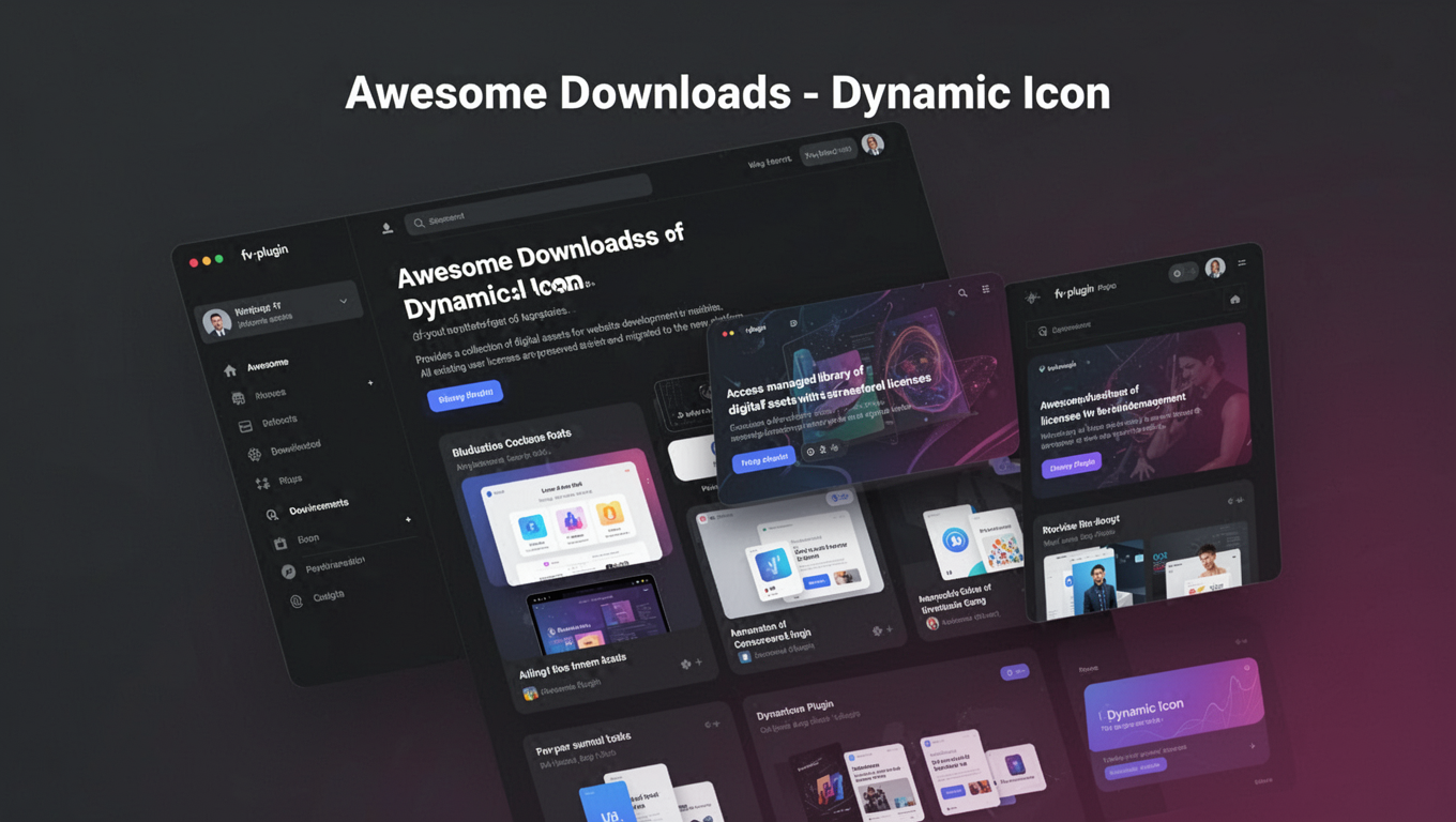 Preview of Awesome Downloads - Dynamic Icon