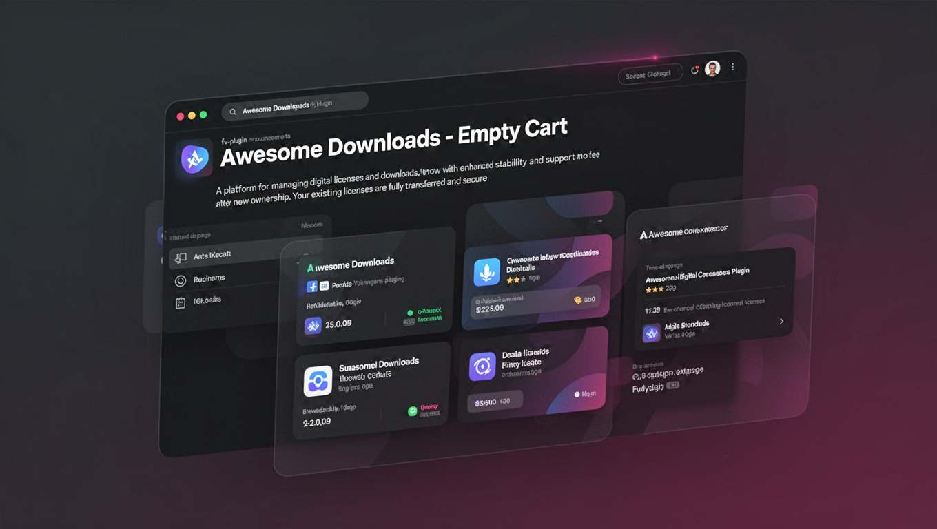 Preview of Awesome Downloads - Empty Cart