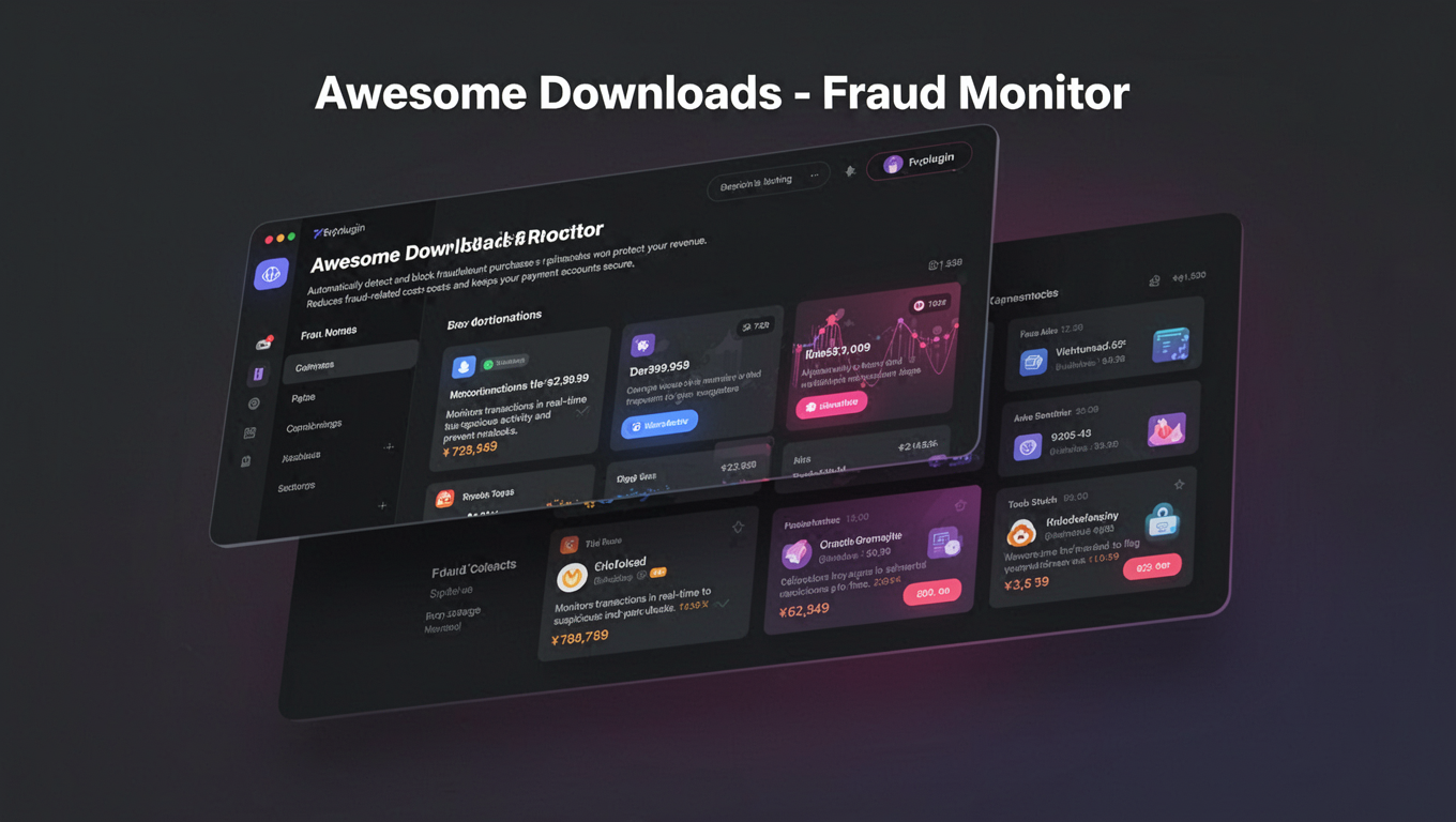 Preview of Awesome Downloads - Fraud Monitor