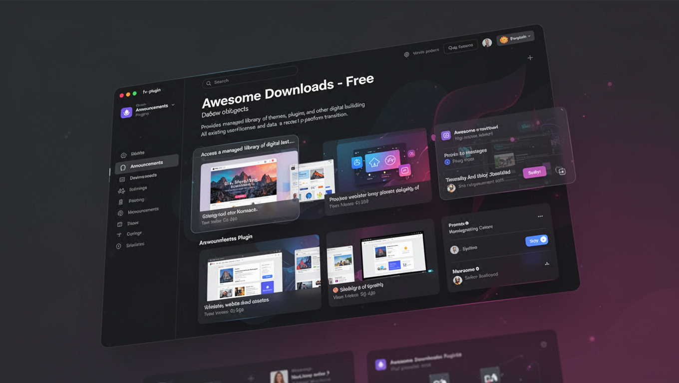 Preview of Awesome Downloads - Free Download