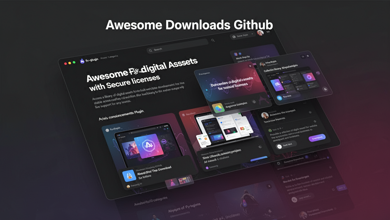 Preview of Awesome Downloads Github