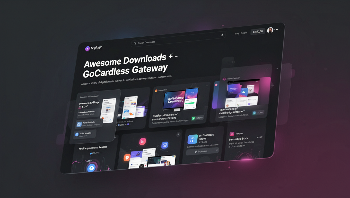 Preview of Awesome Downloads - GoCardless Gateway